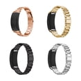 thumbnail image 2 of EeaseMX Correa de acero inoxidable para reloj inteligente, correa de repuesto compatible con Gear Fit2 SM-R360 (plateada)., 2 of 8