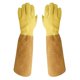 thumbnail image 2 of De Guantes De Apicultor De Cuero De Guantes Extra De Apicultura Puños Elásticos Mangas ctoras Suministros De Apicultu METRO Baoblaze Guantes de piel de cabra, 2 of 8