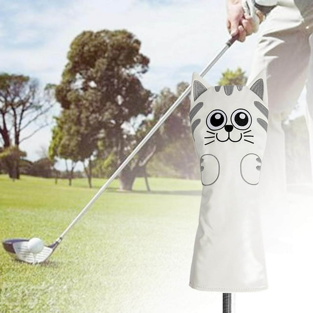 VONKY Golf Head Covers Mallet Putter Professionals Outdoor Training Equipment Driver White