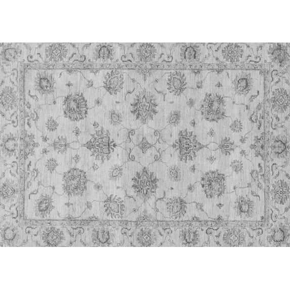 Ahgly Company Indoor Rectangle Oriental Gray Traditional Area Rugs, 2' x 3'