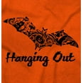 thumbnail image 2 of Haunted Halloween Bat Hanging Out Unisex Plus Size Hoodie Brisco Brands 3X, 2 of 6