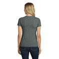 thumbnail image 3 of Gildan Softstyle Taped Neck T-Shirt for Women, Short Sleeve Semi-Fitted Tee, Dark Heather, S, 3 of 6