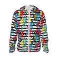 thumbnail image 2 of Lsque Trendy Colorful Pineapples 1 UPF 50+ Lightweight Sun Protection Men's Women's Long Sleeve Shirt, Hoodie Performance -3X-Large, 2 of 9