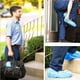 thumbnail image 4 of Cubrezapatos desechables reciclables - Paquete de 100 (50 pares) Cubrezapatos y botas higiénicos Impermeables Antideslizantes Zapatillas de interior Azul JAMW Sencillez, 4 of 5