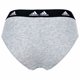 thumbnail image 3 of adidas mujer, calzoncillos, pack de 3 - Bikini 3PK, ropa interior, algodón elástico, logo, uni Negro/Blanco/Gris 2XL (XX-Large), 3 of 7