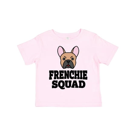 

Inktastic Dog Frenchie Squad Gift Toddler Boy or Toddler Girl T-Shirt