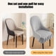 thumbnail image 4 of Funda elástica gruesa y cálida para silla | Protector elástico para asiento de comedor | Tejido de nailon y elastano lavable | Para decoración de cocinas, bodas y banquetes, 4 of 6