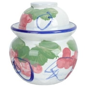 Ceramic Kimchi Jar Vegetable Fermenting Sauerkraut Storage Traditional Can Pickle