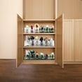 thumbnail image 5 of Gamvdout 5 Pcs Shoe Slot Storage Boutique Shoe Display Rack 3-level Adjustable Narrow Shoe Rack Wardrobe Storage Detachable Shoe Rack, 5 of 7