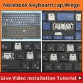 thumbnail image 2 of Replacement Keycap Key cap Hinge for ASUS ZenBook Flip 15 UX563 UX563F UX563FD UX563FDX UX563FAC Q547FD ux561 Keyboard Send picture hinge, 2 of 5