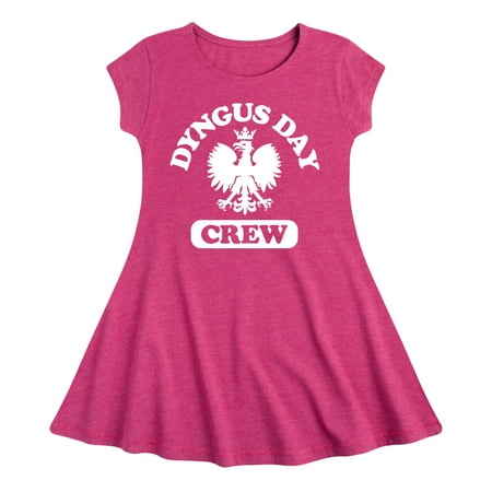 

Instant Message - Dyngus Day Crew - Polish Holiday Celebration - Toddler & Youth Girls Fit & Flare Dress