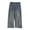 Blue, variant on Boys' Pants Ripped Solid Print Elastic Waist Straight-Leg Denim Pants for Everyday Wear Blue 4 Years-5 Years