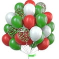 thumbnail image 1 of Nvzi Globos, 30 piezas de globos de confeti de 12 pulgadas y globos de látex morado y rosa metálico con cinta, baby shower, decoraciones para fiestas de bodas, S, 1 of 4
