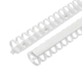 thumbnail image 1 of Unique Bargains 2pcs 20' Cable Raceway 20mm Cord Cover Hider Cable Management with Self Adhesive, Buckle & Scale, White, 1 of 5