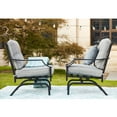 thumbnail image 4 of Every Season 2-Piece Outdoor Rocking Motion Chair Set, Gray, 4 of 5