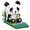 Panda - 339pcs, variant on SKQIT Orange Cat Building Blocks, Micro Building Sets for Adults & Kids (834Pcs)