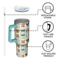 thumbnail image 4 of OBREWU Lovely Dog Breeds Tumbler with Handle and Lid,Lovely Dog Breeds 40oz Double Wall Vacuum Insulated Tumbler,Cups Gift for Women and Men, 4 of 7