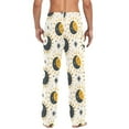 thumbnail image 4 of Sun Moon and Stars Men's Pajama Pants Cotton Long Sleepwear Lounge Pants L, 4 of 7