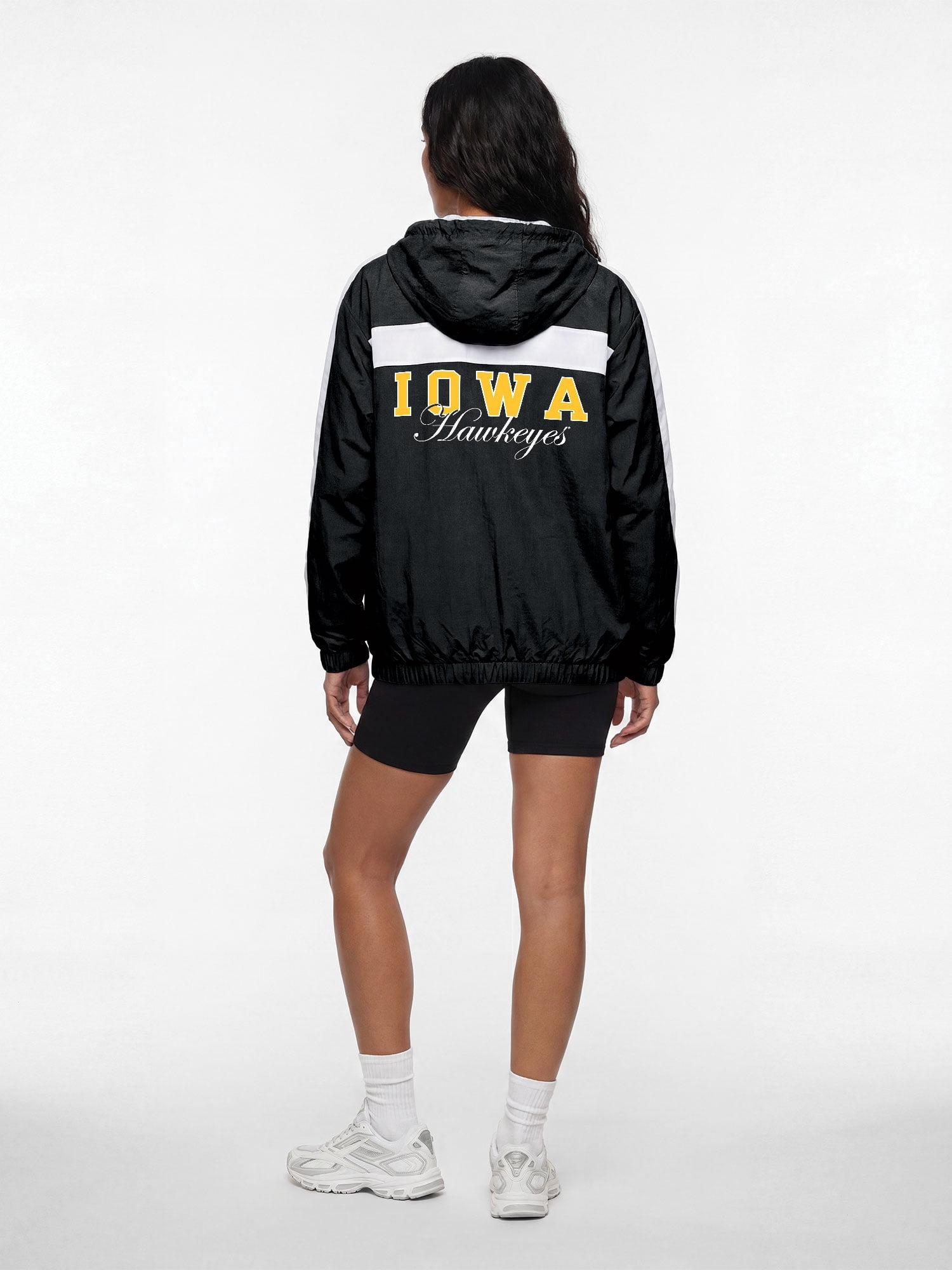 Iowa Hawkeyes Reebok Womens Colorblocked Full Zip Jacket