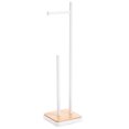thumbnail image 1 of Grande Réserve de Rouleau de Papier Premium et Support, Accent Bambou, 1,4 kg, Blanc Mat, 1 of 9