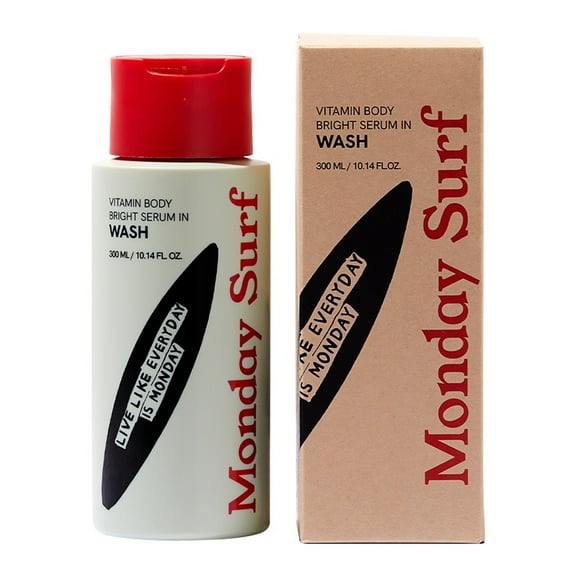 Vitamin Body Wash | Cleanser for Sensitive | Glow Skin, Nourish & Soften Skin with Niacinamide & Hyaluronic Acid | Scents of Vanilla Woods, Vegan, for Women & Men, Moisturizing body wash 10.14 Fl Oz