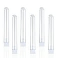 thumbnail image 1 of MasteelfCA 25pcs 5ml Plastic Sample Test Tubes Gift Tubes with Caps (Transparent), 1 of 9