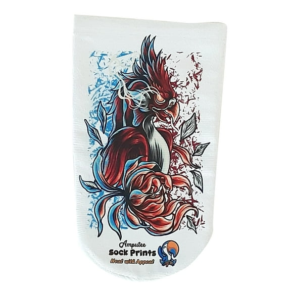 Amputee Sock, Phoenix High Detail V1, 3Ply stump sock