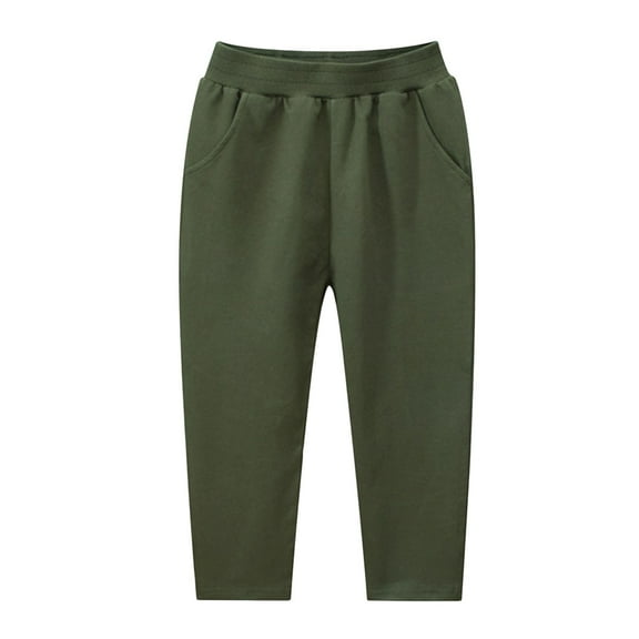 kamemir Boys' Pull-on Twill Jogger Pants(AG,6-7 Years)