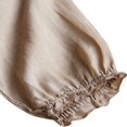 thumbnail image 4 of CHOK Women Plus Size Casual Loose Linen 3/4 Sleeve Solid Boho Tunic Blouses Tops, 4 of 4