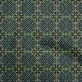 thumbnail image 1 of oneOone Polyester Spandex Dark Green Fabric Geometric Fair Isle Pattern Sewing Craft Projects Fabric Prints By Yard 56 Inch Wide, 1 of 4