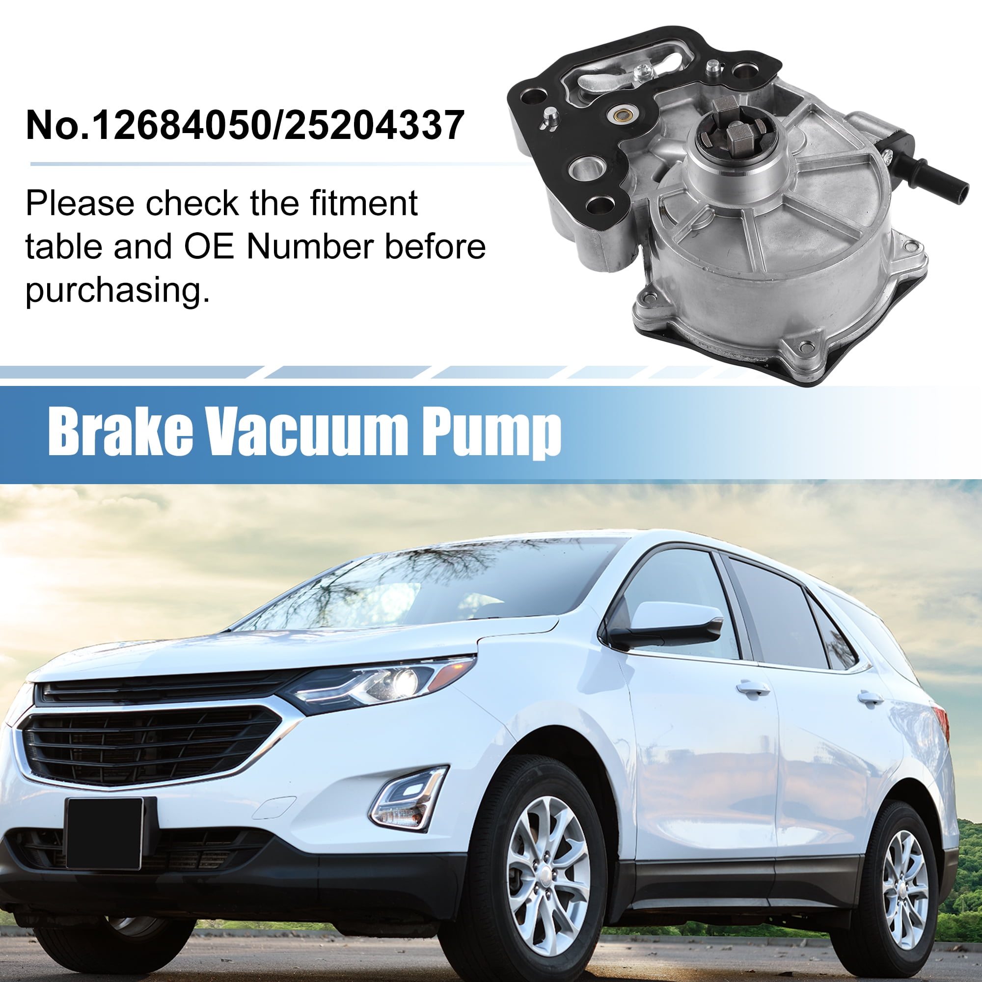 Brake Vacuum Pump No.12684050 Fit for Chevy Cruze Malibu Equinox 1.5L 2015-2018
