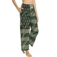 thumbnail image 2 of Uemuo Jungle Green Camo USA Flag Pattern Women's Wide Leg Palazzo Lounge Pants with Pockets Light Weight Loose Comfy Casual Pajama Pants-XX-Large, 2 of 9