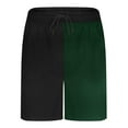 thumbnail image 4 of FRSASU Men's 2 in 1 Running Shorts 5 Inch Gym Athletic Color Block Workout Shorts for Men Quick Dry Active Training Shorts with Pockets Green, 4 of 9