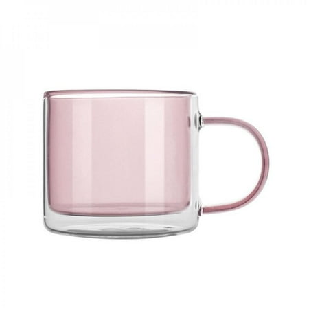 

KOOYET Heat-resistant Double Wall Glass Cup Beer Coffee Cup High Borosilicate Glass Beer Mug Tea Whiskey Glass Cups Drinkware