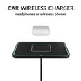 thumbnail image 4 of Rubber 2-in-1 Fast Charging Car Wireless Charger Pad Non-slip Separate Design for Phone, 4 of 8