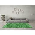 thumbnail image 3 of Ahgly Company Indoor Round Persian Emerald Green Traditional Area Rugs, 7' Round, 3 of 4