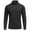 Black, variant on Men's Quarter Zip Long Sleeve Athletic Shirt, Mock Neck Raglan Performance Top Sports Wear