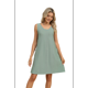 thumbnail image 2 of Vestido de Verano para Mujer, para Playa, Vacaciones, Verde Oscuro, Talla M, 2 of 10