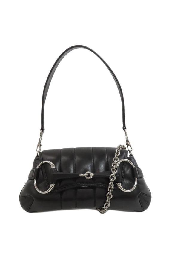 Pre-Owned Gucci 764339 Horsebit Small Handbag in Calfskin for Women