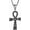 Silver-Big, variant on Stainless Steel Large Ankh Cross Pendant Ancient Egyptian Hieroglyphic Symbol 22+2 Inch Chain