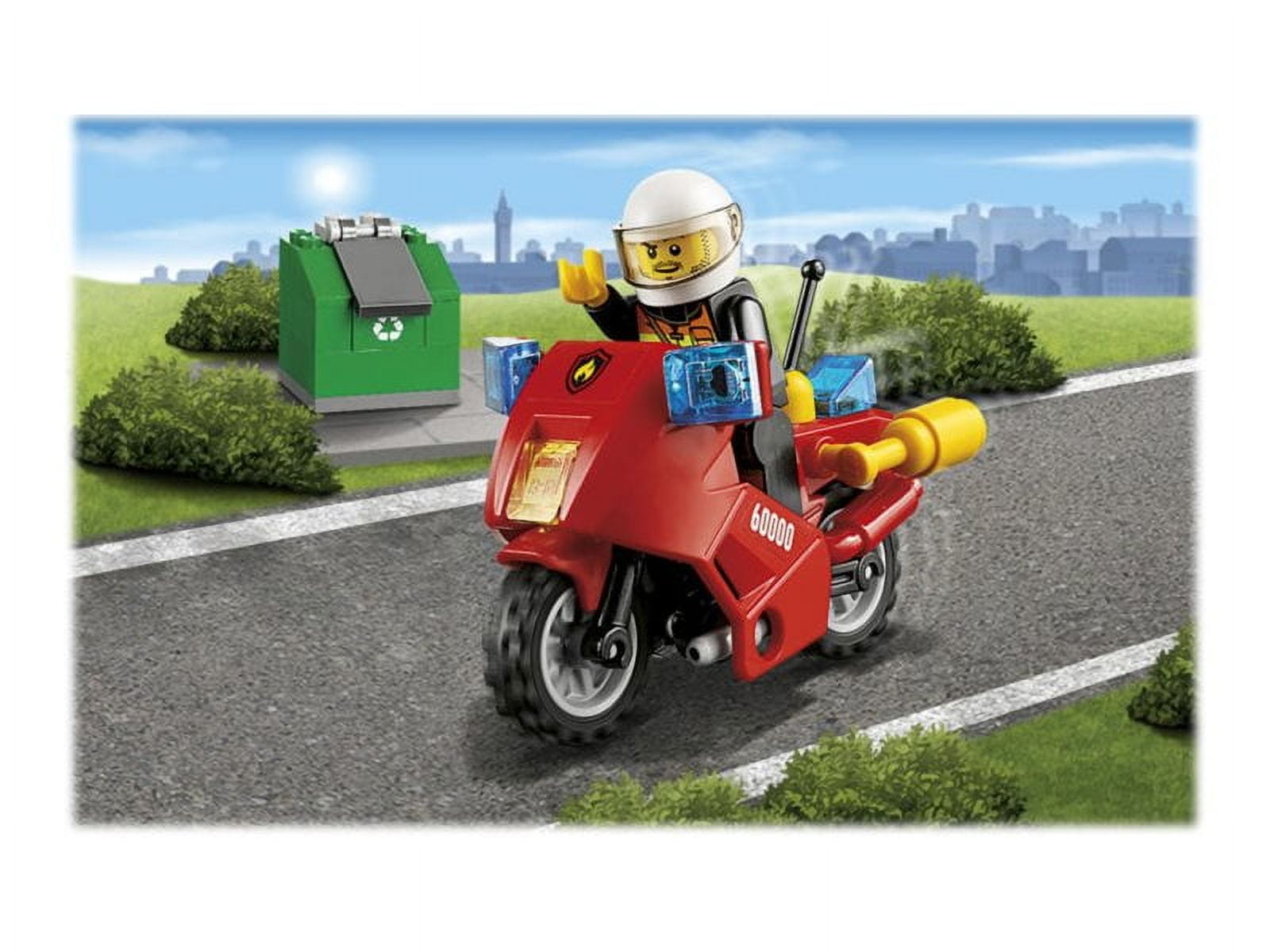 City Fire Motorcycle Set LEGO 60000 - Walmart.com
