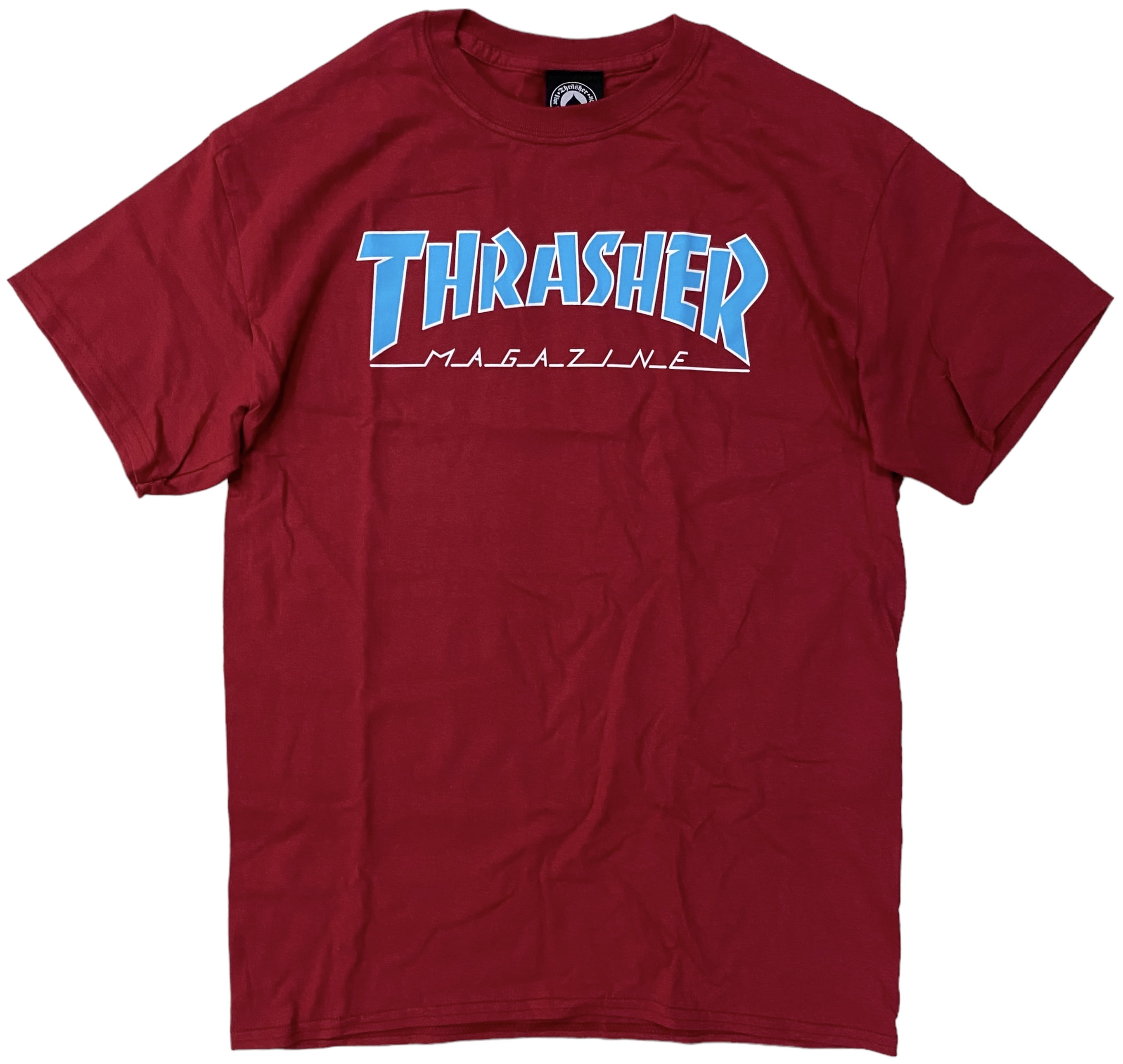 Thrasher Skateboarding Magazine Men's Classic Retro Logo Graphic Tee T