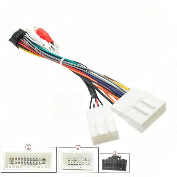 Applicable to 12-15 Subaru Forester 16P modified wiring harness Android navigation tail line large screen modified power cord