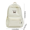 thumbnail image 3 of QTOCIO Fresh And Sweet Backpack For Girls Macaron Colored Backpack Versatile Bow Ties Backpack For Going Out, 3 of 4