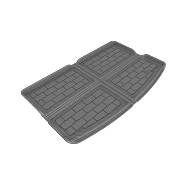 3D Maxpider 2022-2023 Fits Chevrolet Bolt EUV Kagu Series Custom Fit Carbon Fiber Embossed Pattern Cargo Liner Gray M1CH0971301