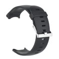 thumbnail image 1 of Correa de Silicona Y Cierre Plateado para Reloj Deportivo de Aproximación Negro Cola Muñequera de silicona, 1 of 8
