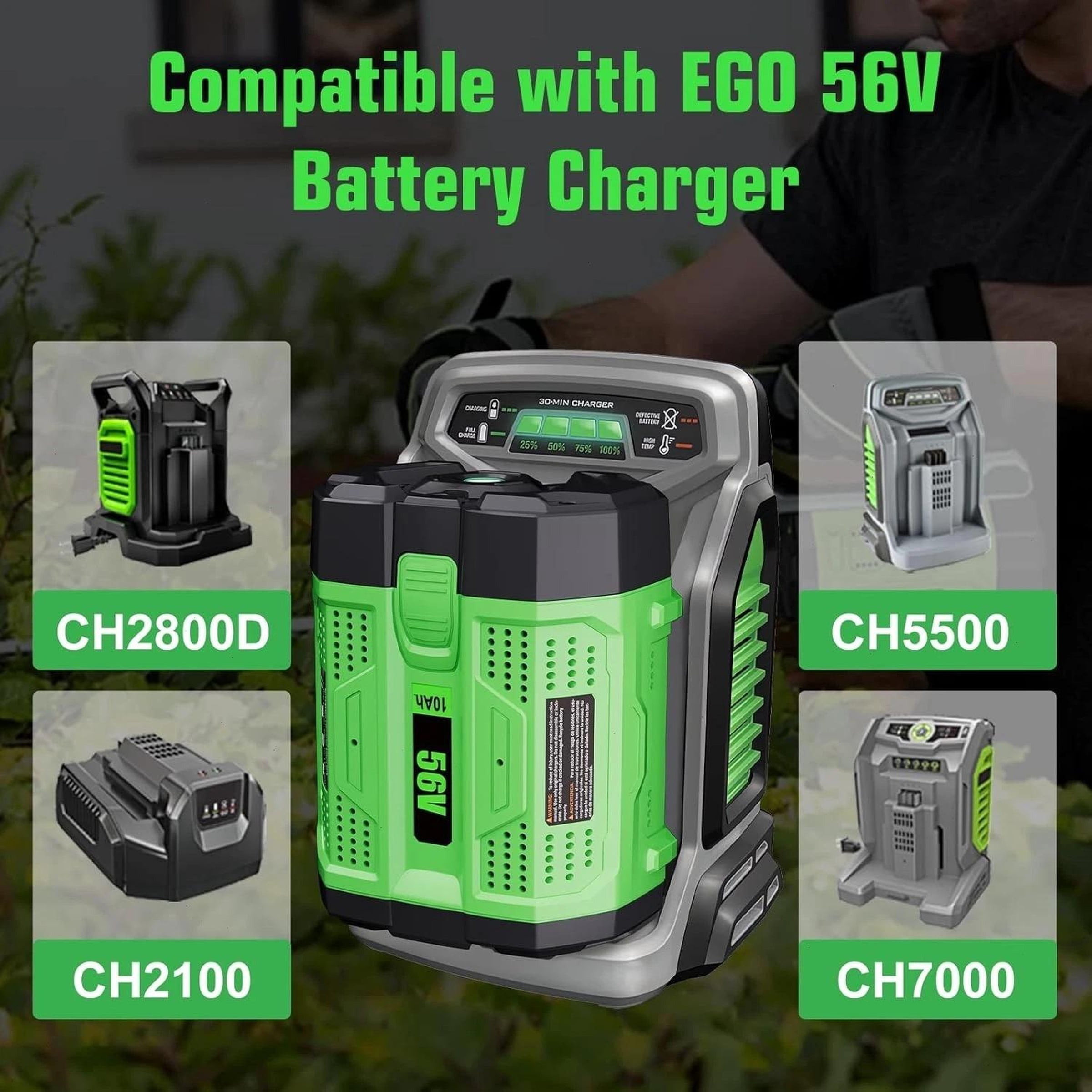Upgraded 10 Ah Lithium-ion Battery For EGO 56V 56 Volt BA5600T BA4200 BA2800 New