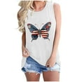 thumbnail image 2 of VKOYWKM Summer Tank Tops for Women 4th of July American Flag Graphic Tank Top Print Tank Shirts Sleeveless Crew Neck Patriotic Tank Top for Memorial Day Gifts, 2 of 4