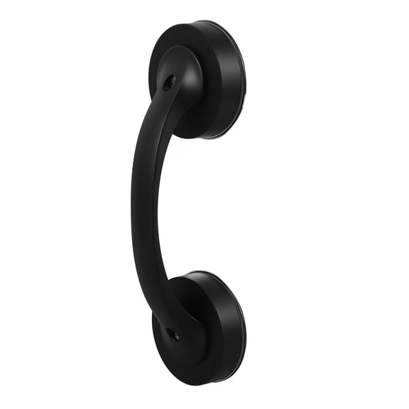 HEANUJJ Black Non Skid Bathroom Grab Bar Plastic Safety Handrail for Bathtubs and Showers