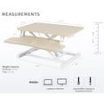 thumbnail image 3 of Convertidor de escritorio VIVO Serie K DESK-V028KF 71-43 cm Madera clara, 3 of 9